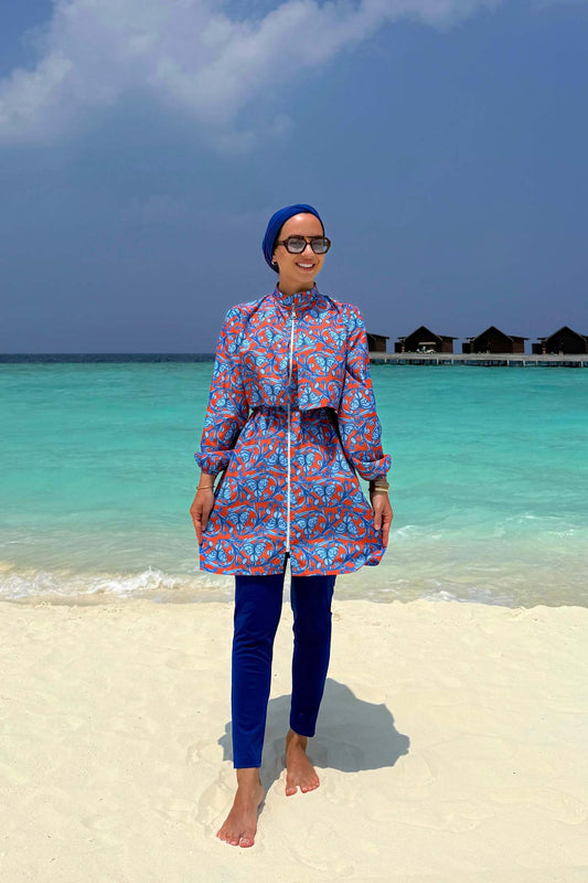 Ivy Modest Swimsuit - Saxe