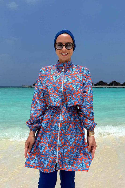 Ivy Modest Swimsuit - Saxe