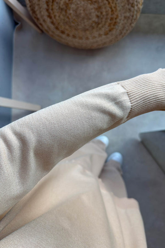Sparkling Mercerized Suit - Coffee Milk
