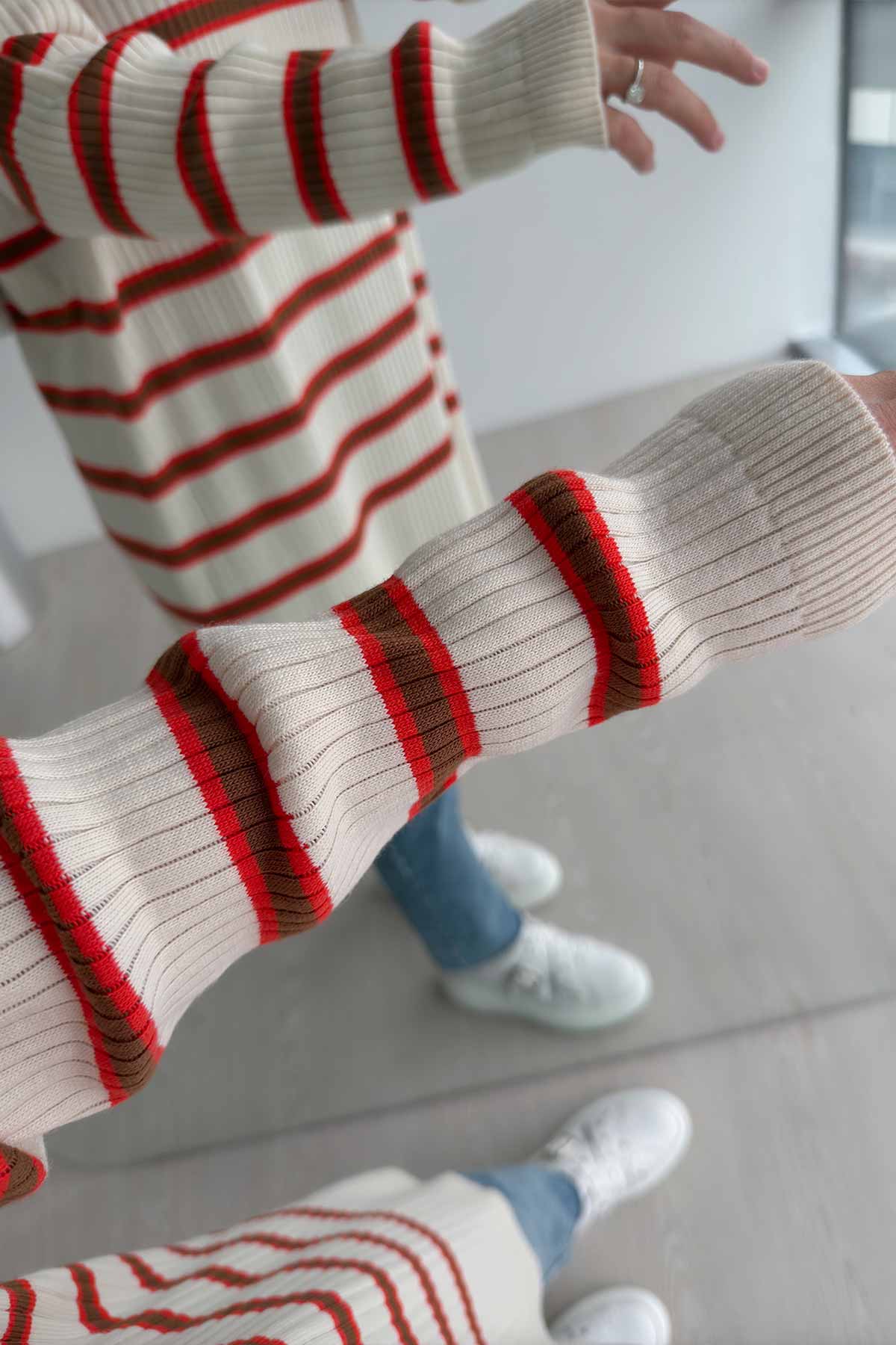 Lady Knitwear Tunic - Orange