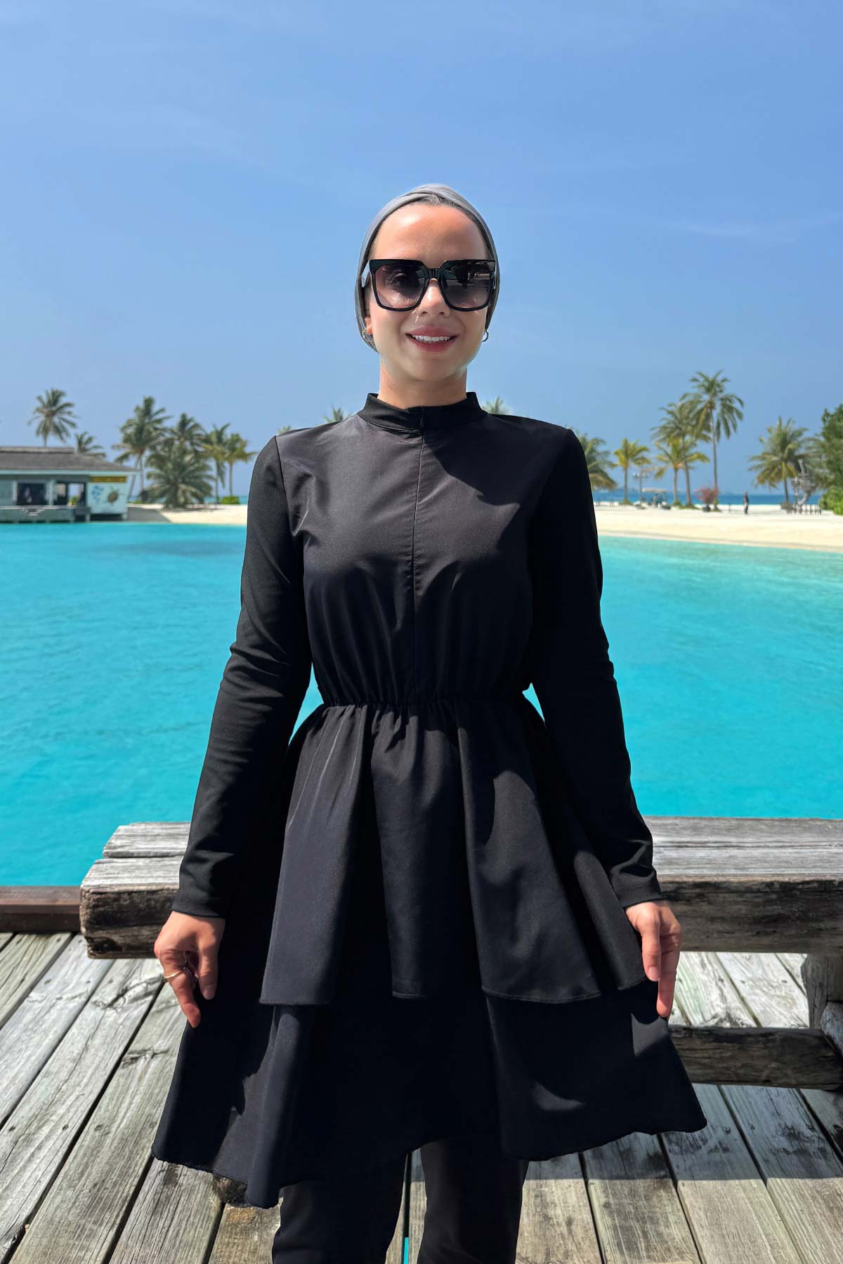 Princess Modest Swimsuit - Black