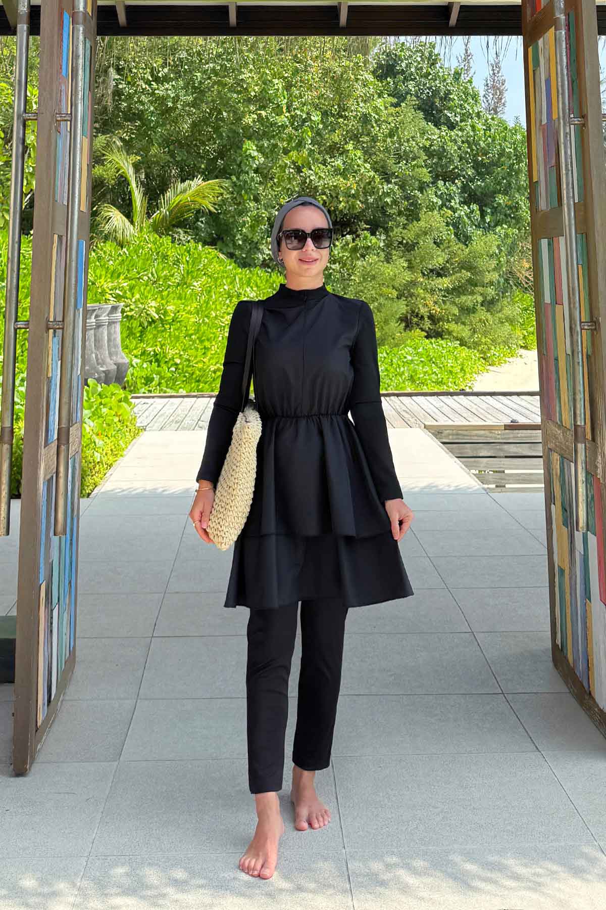 Princess Modest Swimsuit - Black