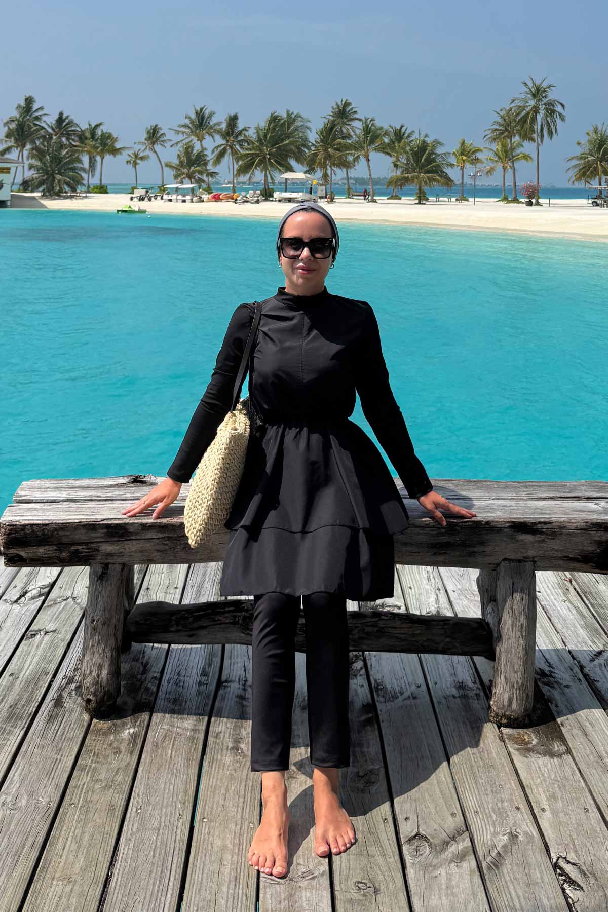 Princess Modest Swimsuit - Black