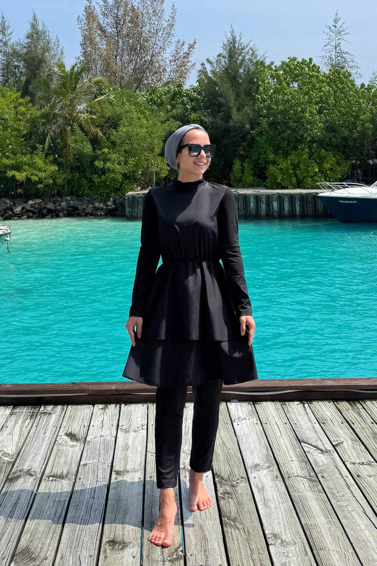 Princess Modest Swimsuit - Black