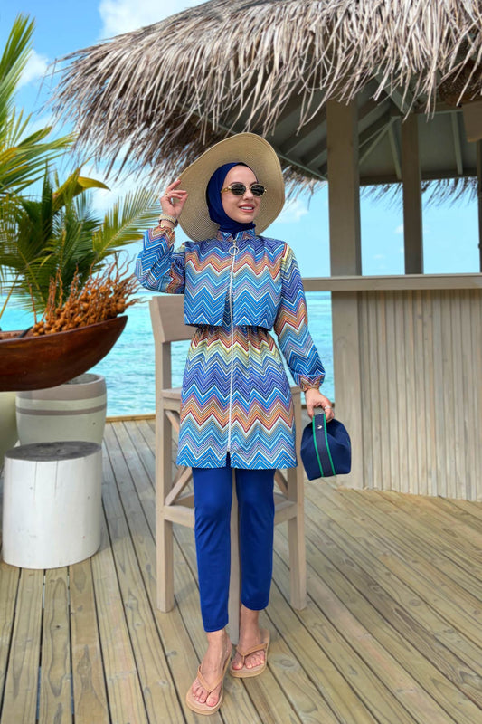 Dream Modest Swimsuit - Saxe