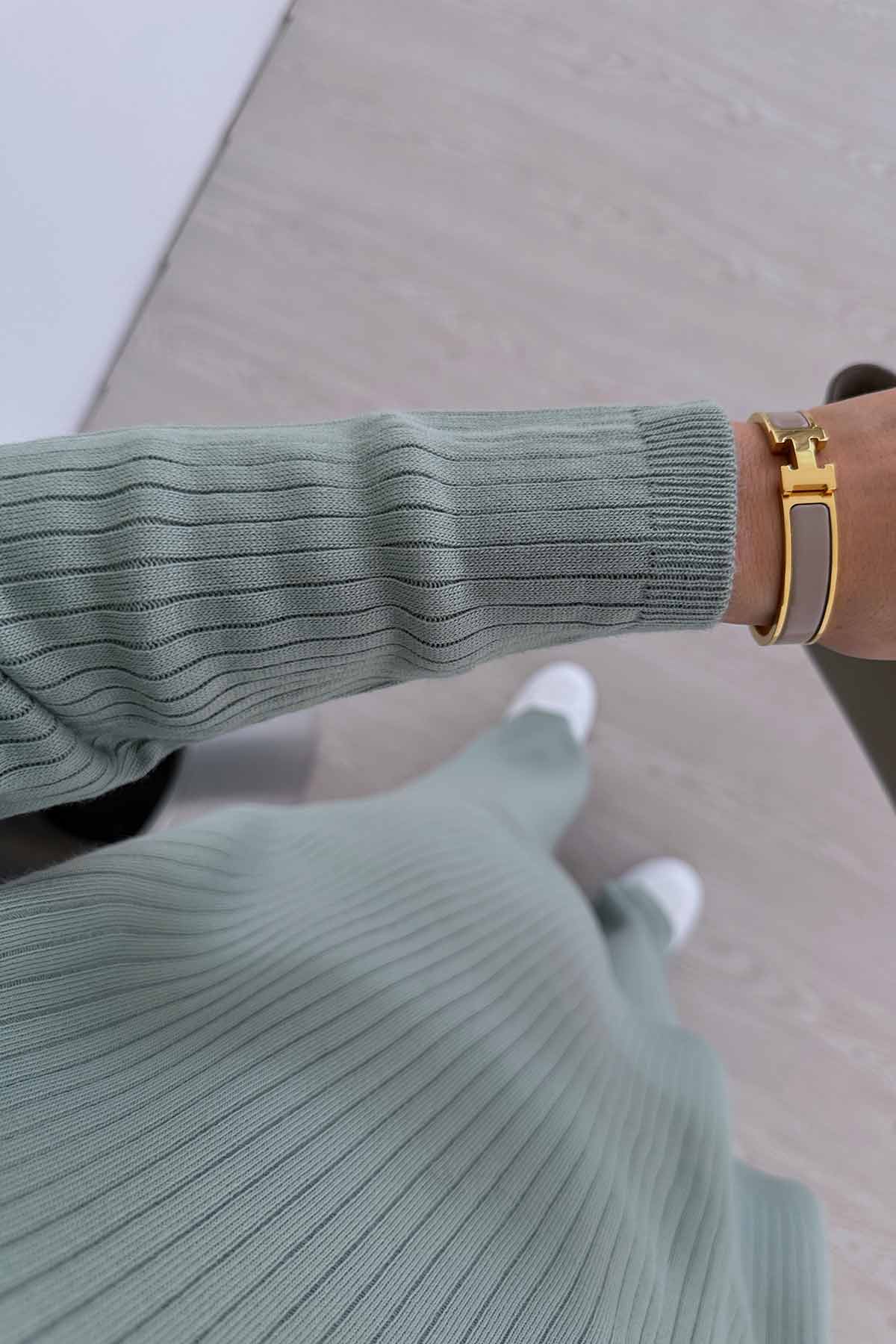 Anje Knitwear Suit - Green