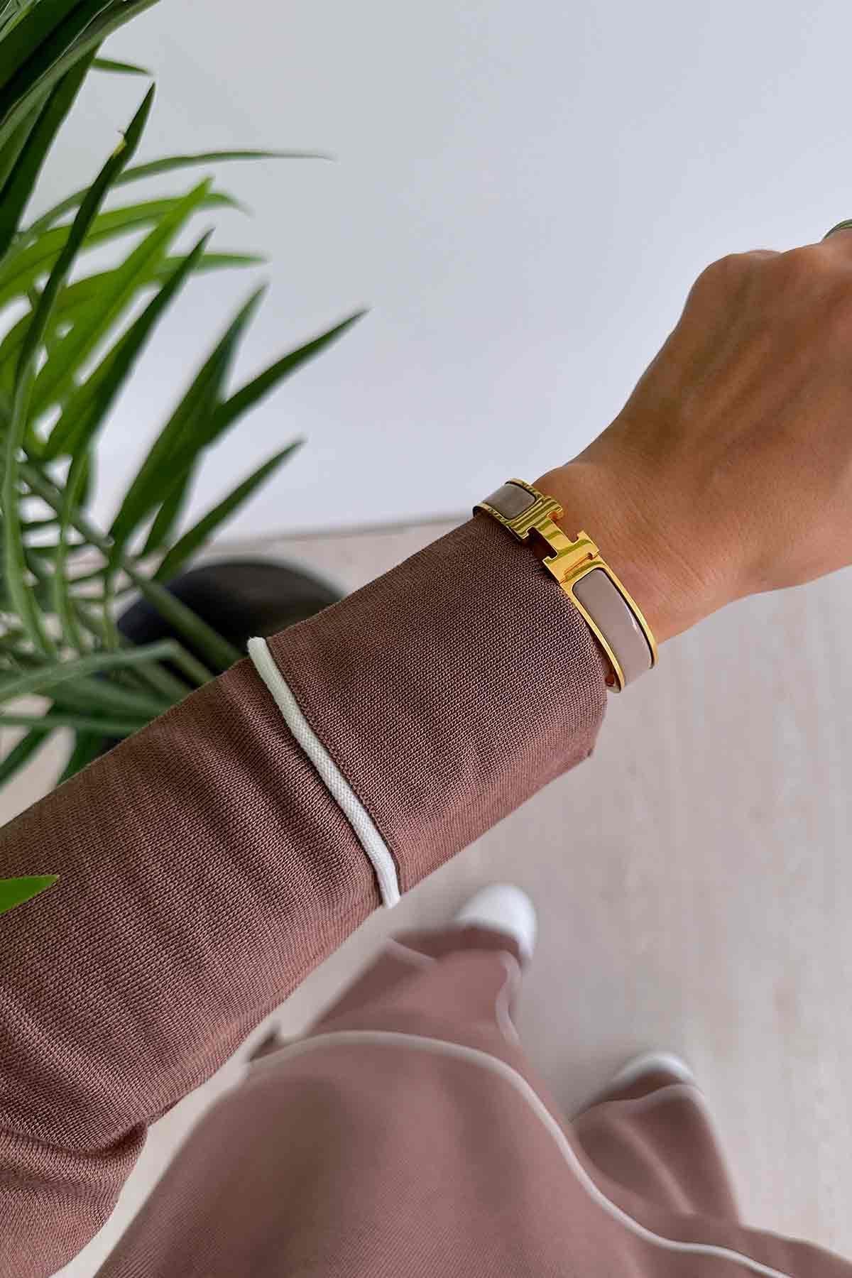 Biye Detail Mercerized Suit - Camel