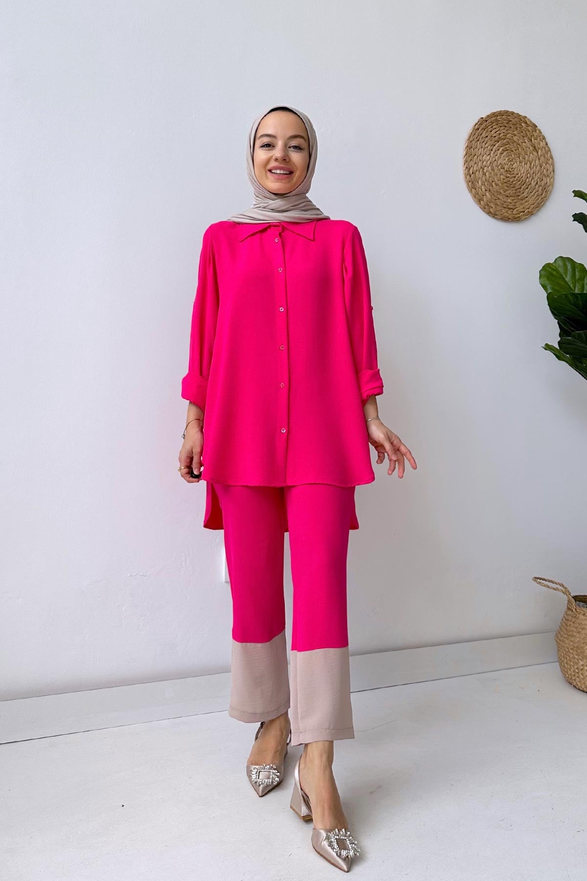 Section Suit - Fuchsia