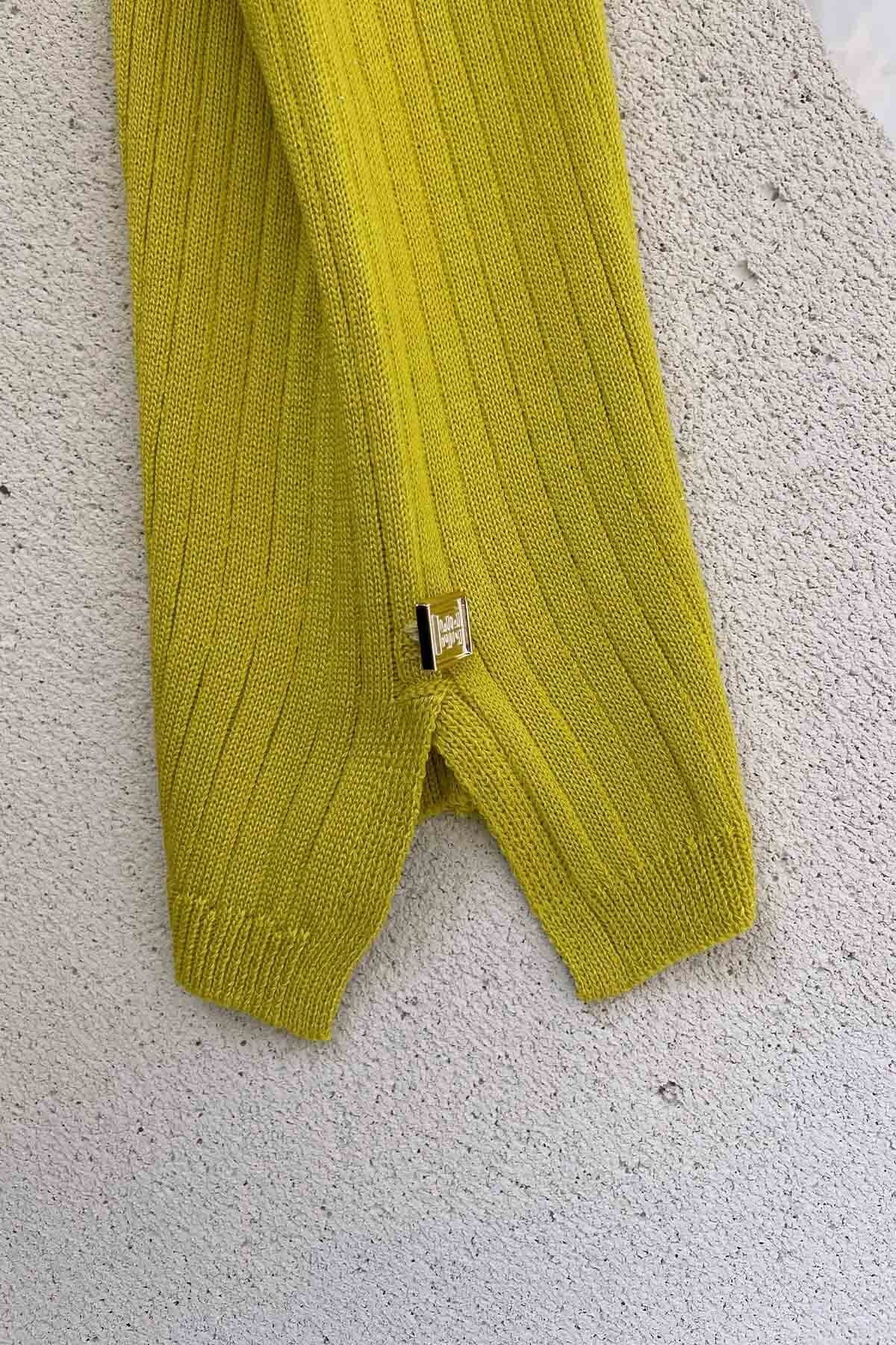 Mercerized Tunic with Wick - Oil Green