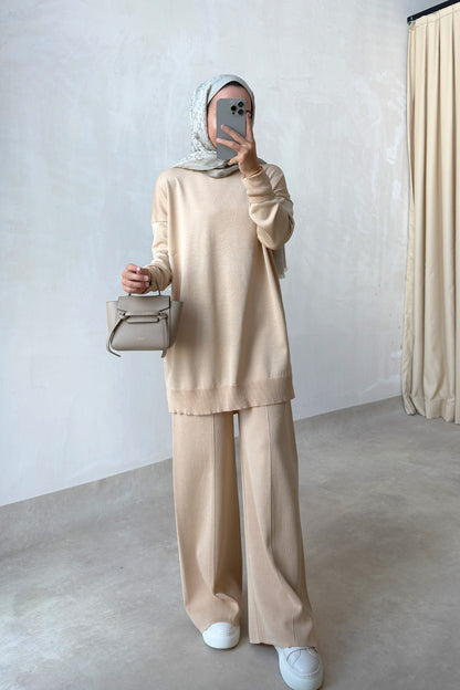 Sparkling Mercerized Suit - Coffee Milk