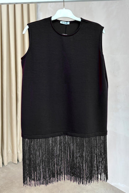 Three-Piece Asymmetric Suit - Black