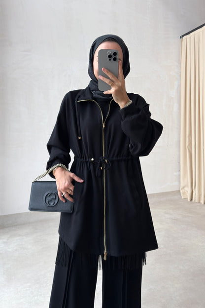 Three-Piece Asymmetric Suit - Black