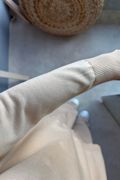 Sparkling Mercerized Suit - Coffee Milk