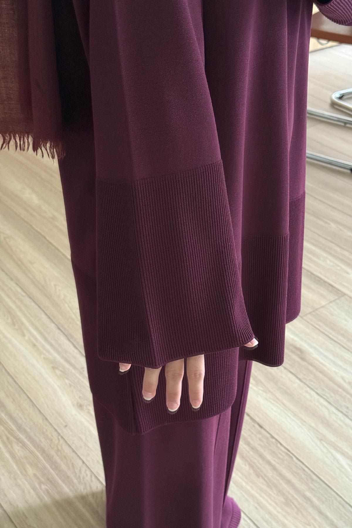 Liora Premium Rayon Suit - Burgundy