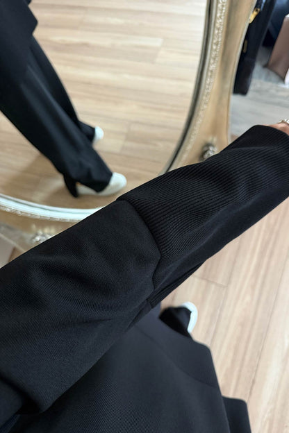 Liora Premium Rayon Suit - Black