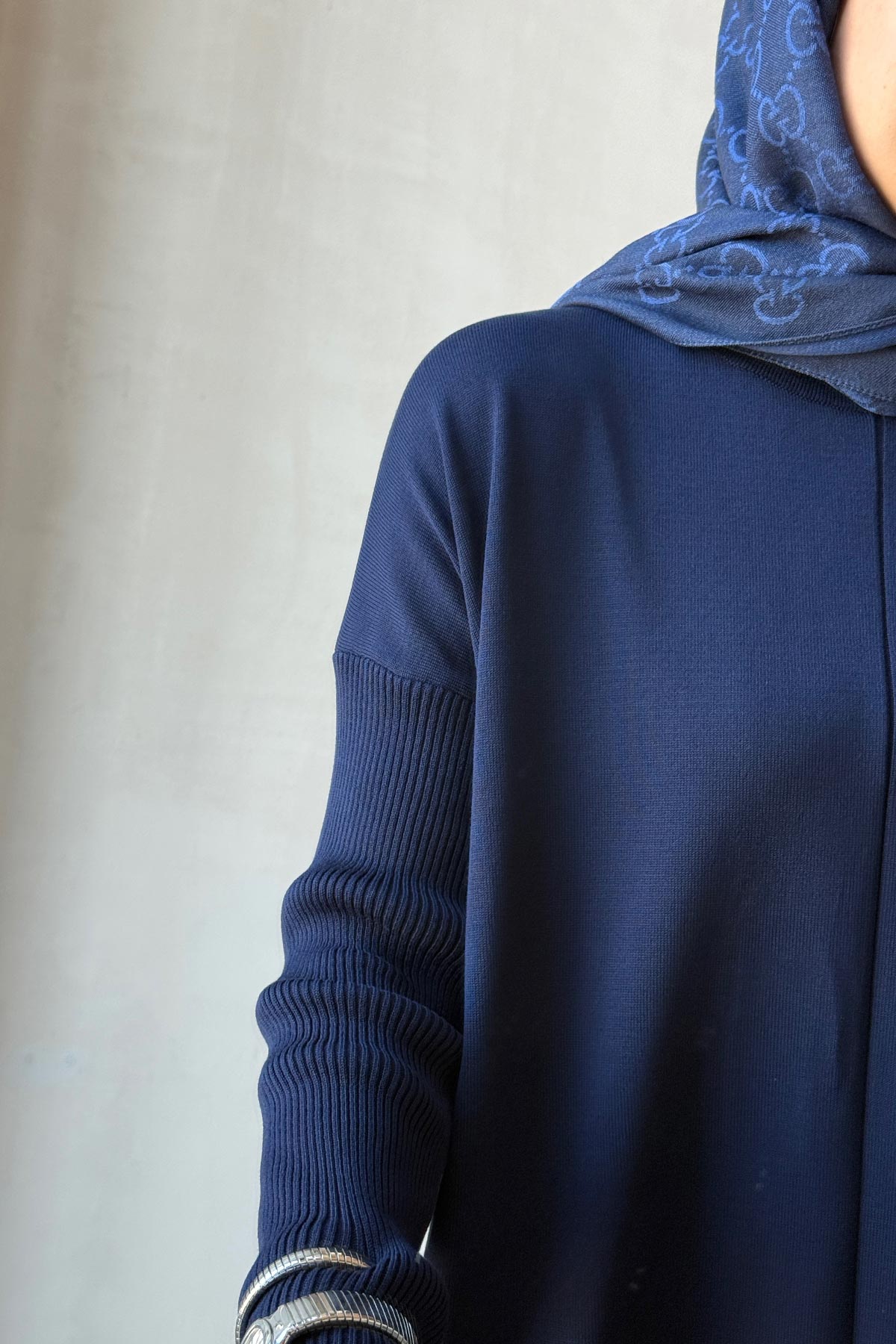 Mira Mercerized Suit  - Navy Blue