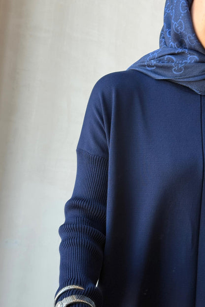Mira Mercerized Suit  - Navy Blue