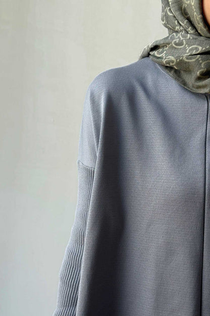 Mira Mercerized Tunic - Grey