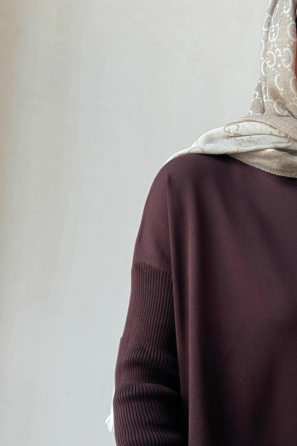 Mira Mercerized Tunic - Brown