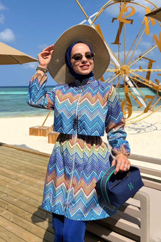 Dream Modest Swimsuit - Saxe