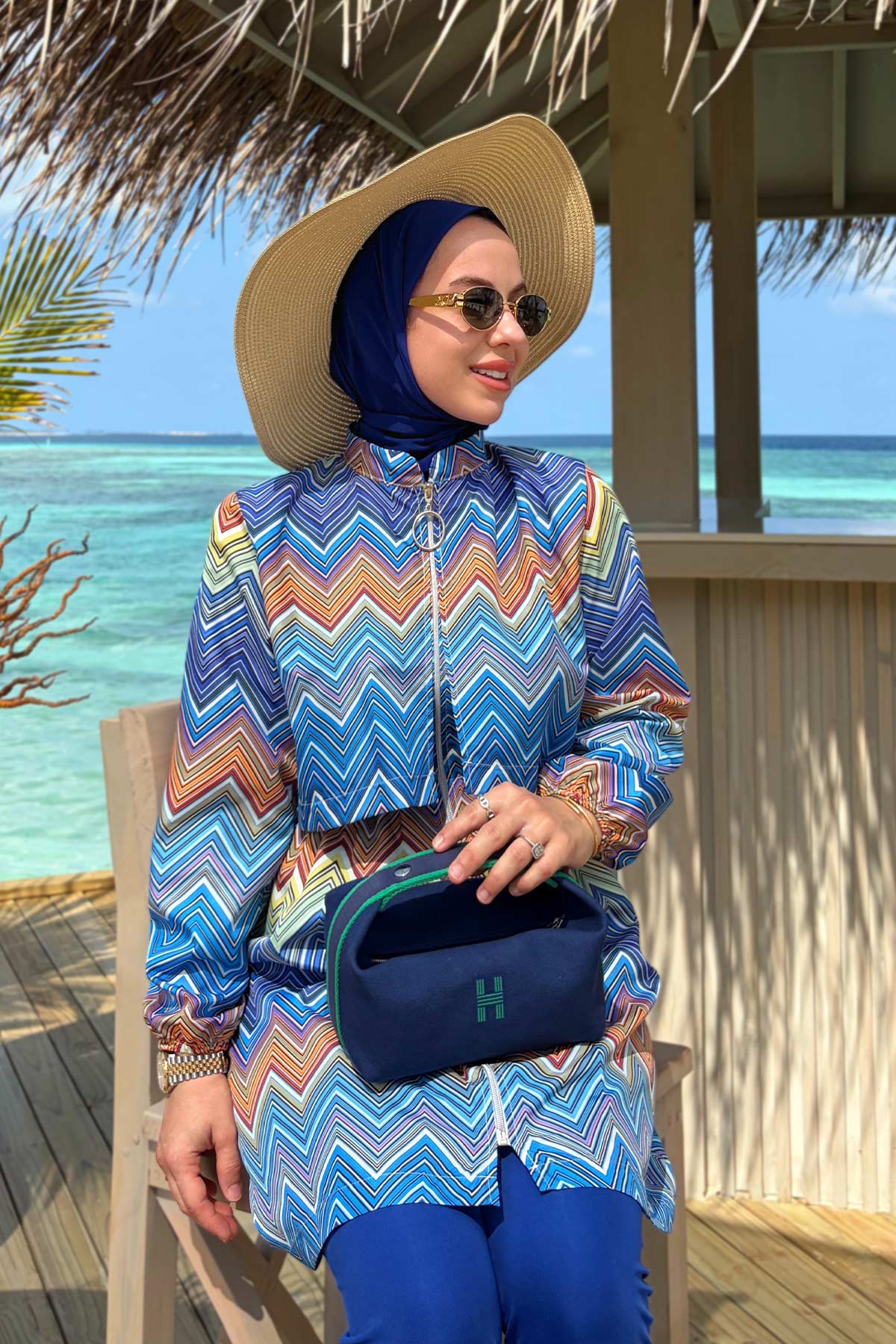 Dream Modest Swimsuit - Saxe