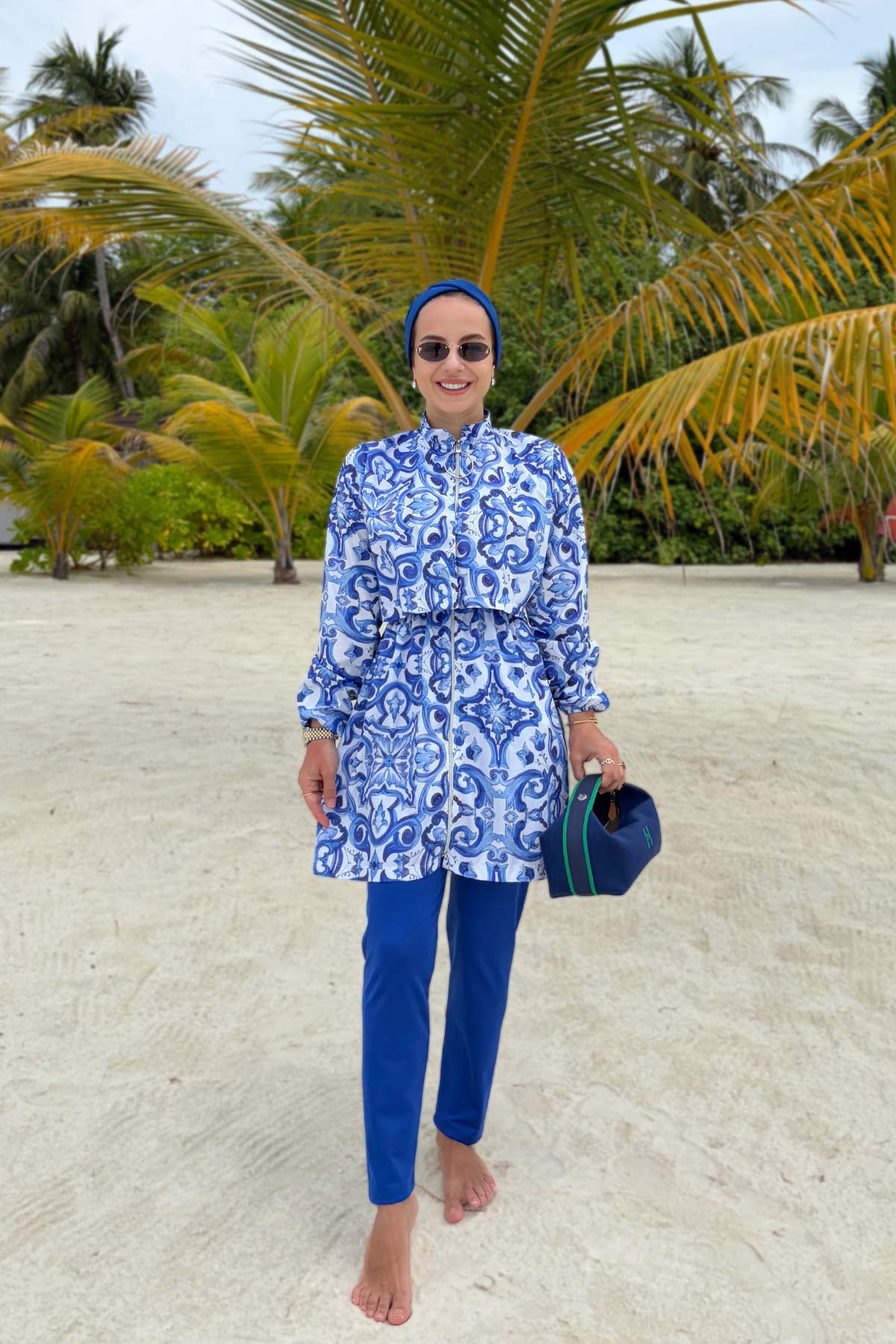 Sea Modest Swimsuit - Blue