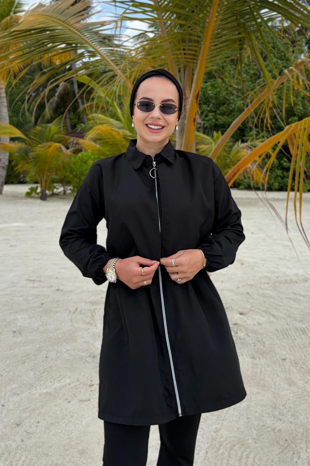 Sea Modest Swimsuit - Black