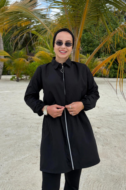 Sea Modest Swimsuit - Black