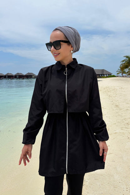 Sea Modest Swimsuit - Black