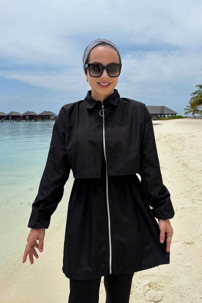 Sea Modest Swimsuit - Black