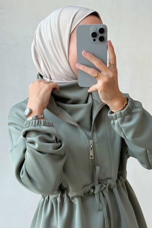 Design Collar Scuba Suit - Oil Green