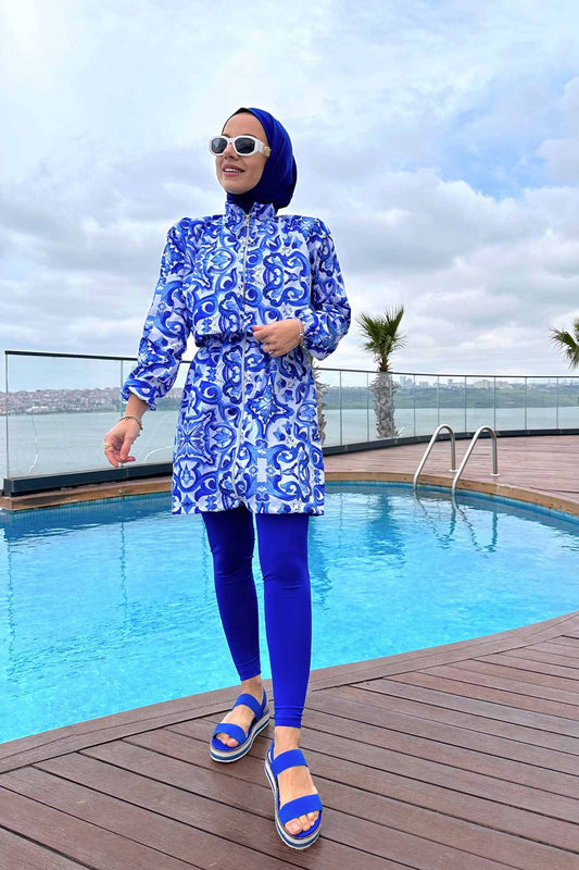 Burkini Muslim Swimwear 2023 Femme Musulmane Islamic Mujer Clothing With  Hijab Suit Modest Swimsuits Beach Cover Ups For Women