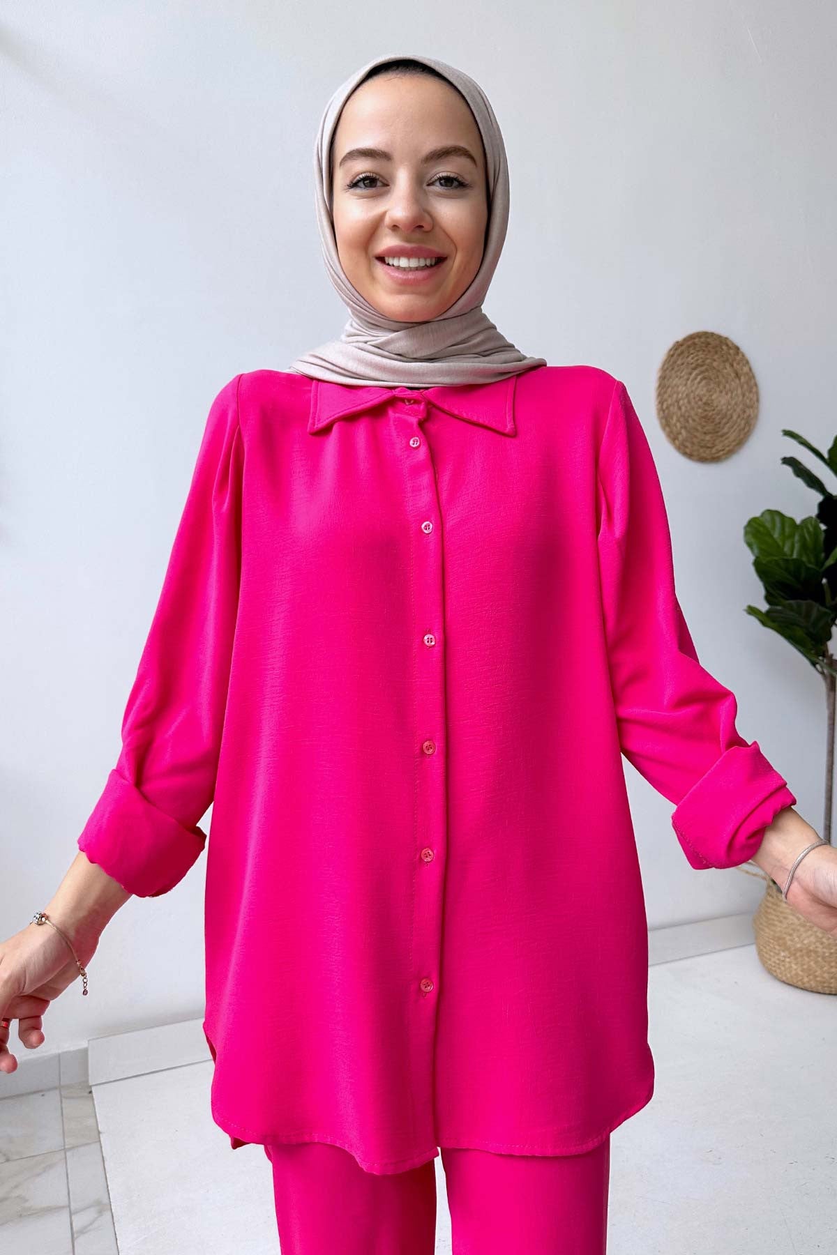 Section Suit - Fuchsia