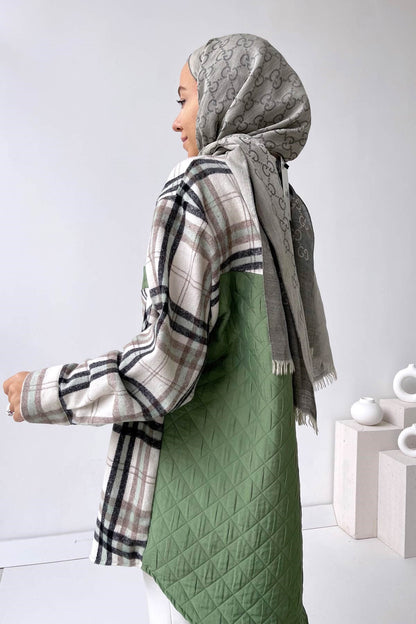 Cachet Quilted Jacket - Green
