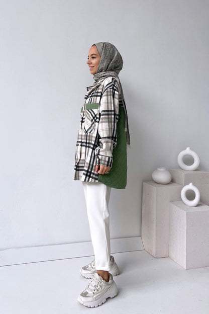 Cachet Quilted Jacket - Green