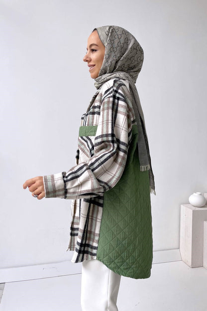Cachet Quilted Jacket - Green