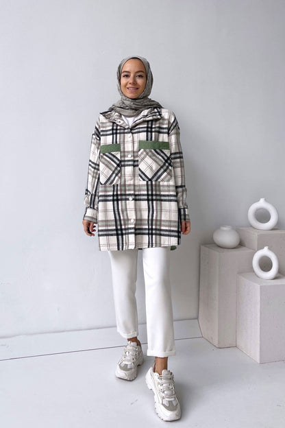 Cachet Quilted Jacket - Green